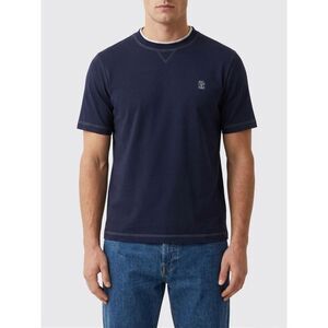 Brunello Cucinelli T-Shirt Men Blue